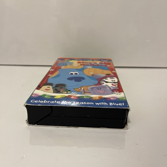 Nick Jr Blue’s Clues Play Along Big Holiday VHS Videocassette Christmas - Picture 4 of 7